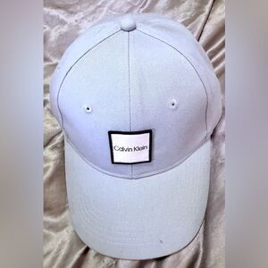 New Calvin Klein Soft Blue Hat. Adjustable.